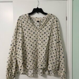 Universal Threads Floral Print Women's Top